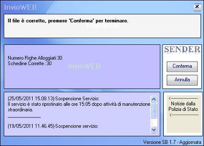 Invio telematicho schedine alloggiati